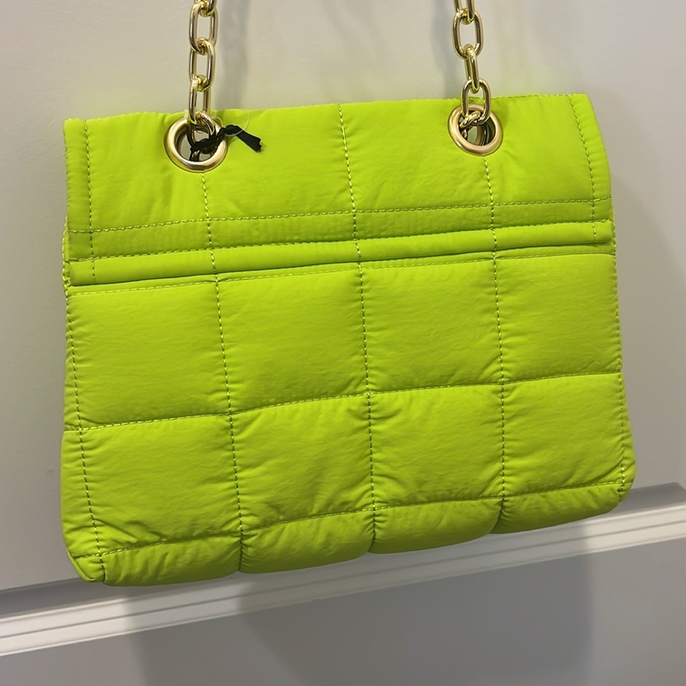 NWT! Future Collective Gabriella Karefa-Johnson lime green crossbody bag - Picture 5 of 8